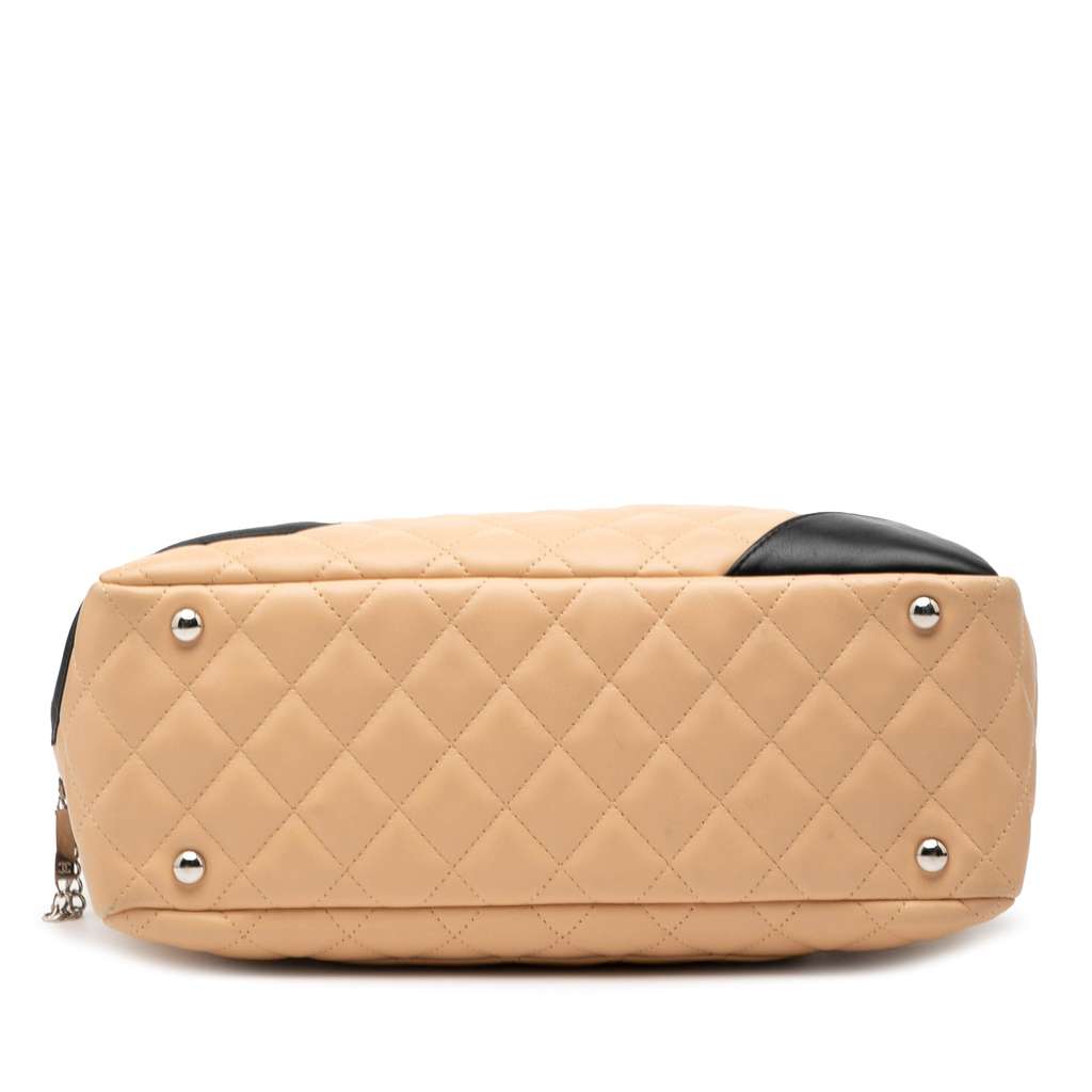 Chanel Large Quilted Lambskin Cambon Ligne Shoulder Bag - 3