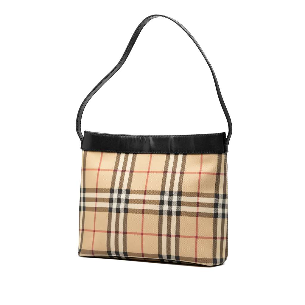 Burberry House Check Canvas Shoulder Bag - 2