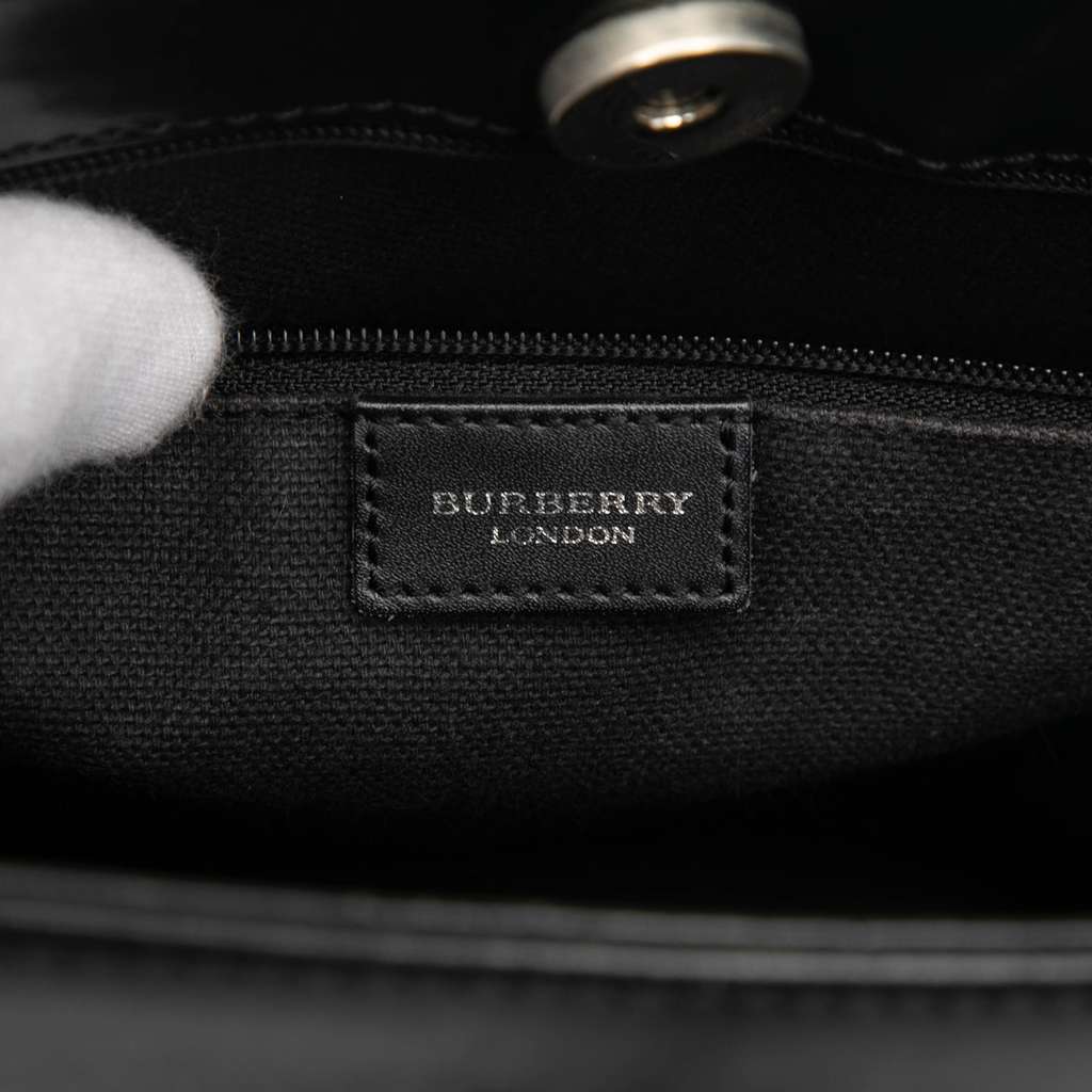 Burberry House Check Canvas Shoulder Bag - 5
