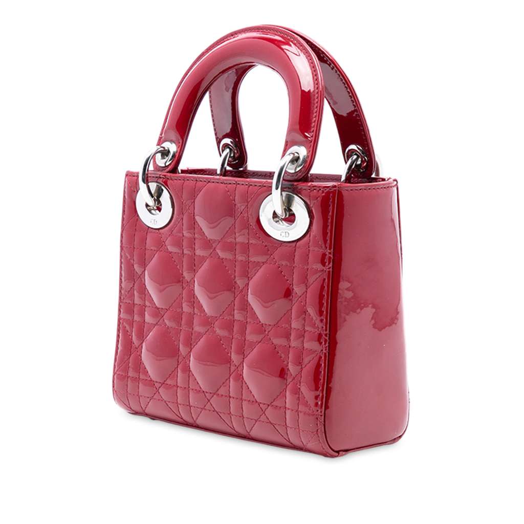 Dior Mini Patent Cannage Lady Dior - 2