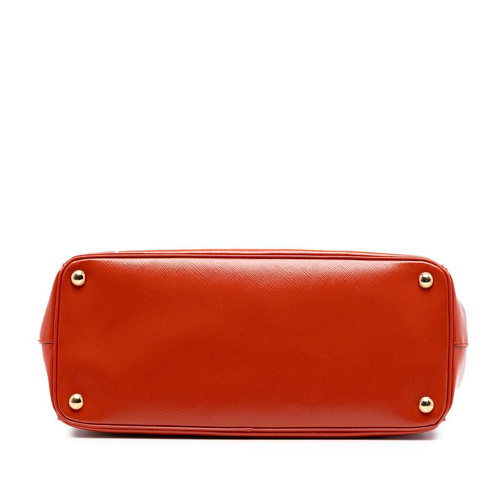 Prada Medium Saffiano Vernice Galleria Double Zip Satchel - 3