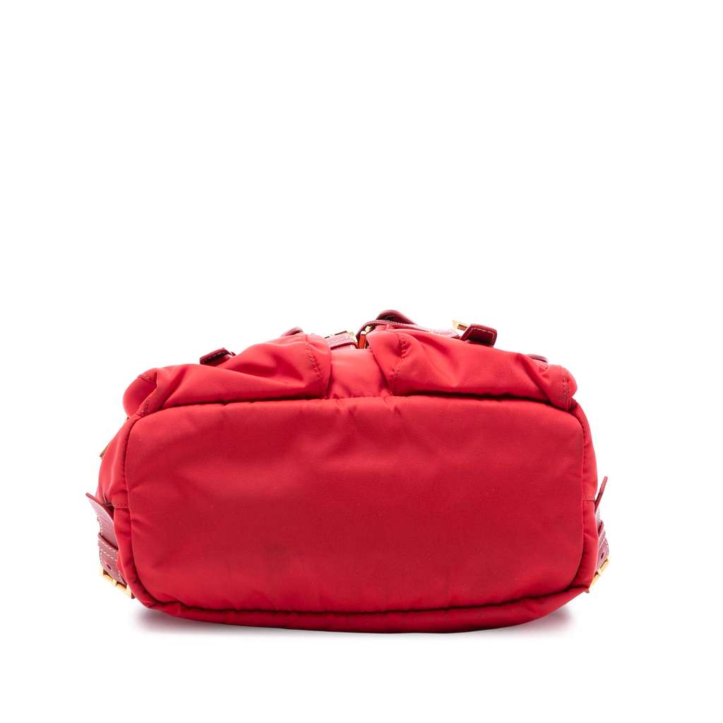 Prada Saffiano Trimmed Tessuto Backpack - 3