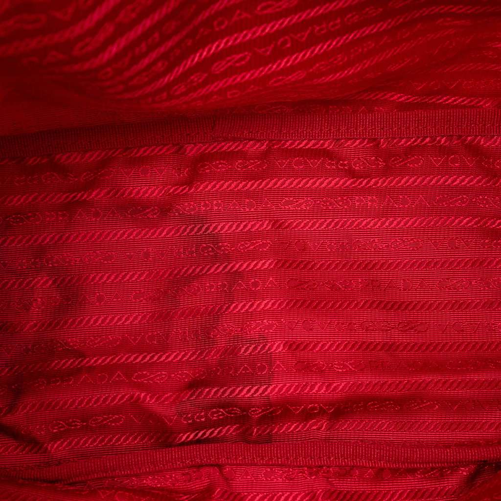 Prada Saffiano Trimmed Tessuto Backpack - 4