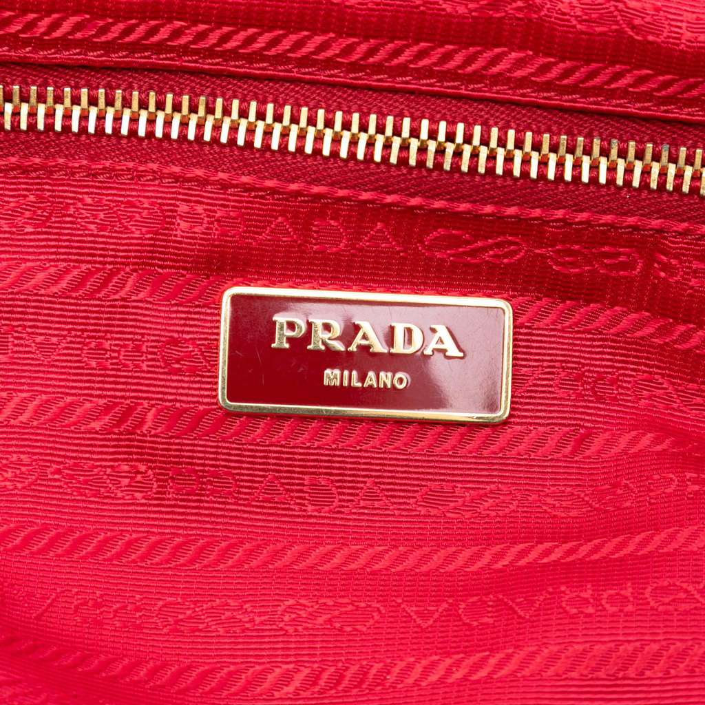 Prada Saffiano Trimmed Tessuto Backpack - 5