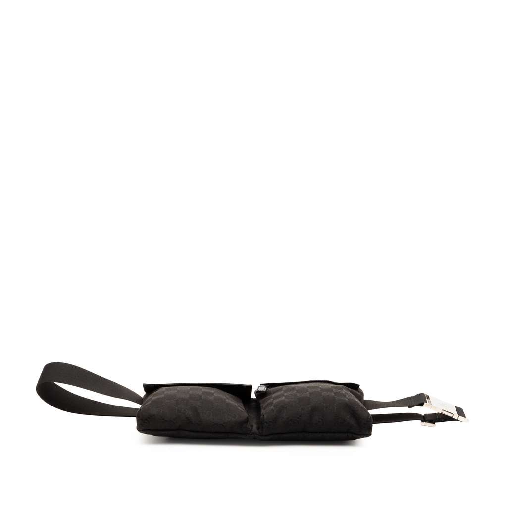 Gucci GG Canvas Double Pocket Belt Bag - 3