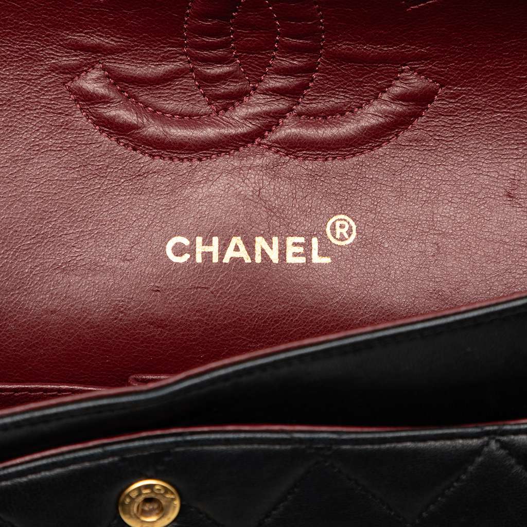 Chanel Medium Classic Lambskin Double Flap - 5