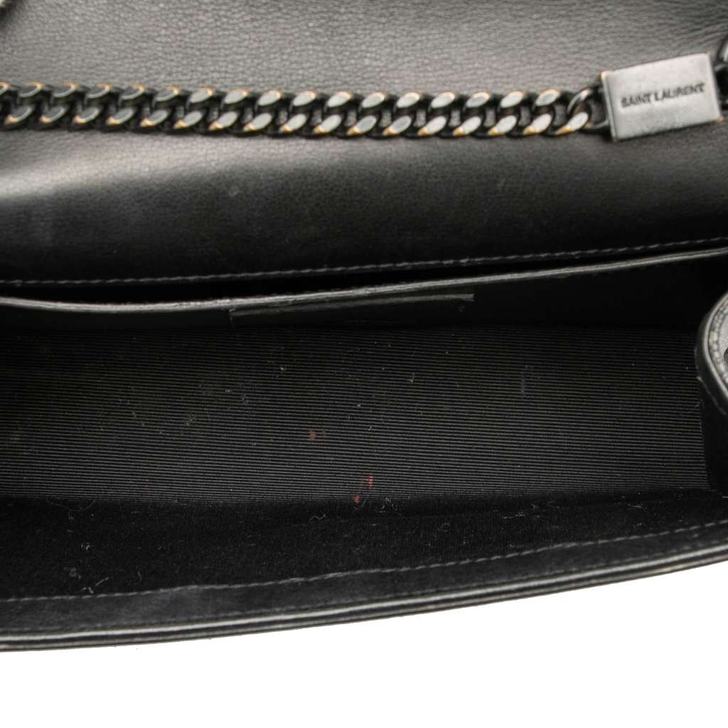 Saint Laurent Small Calfskin Star Monogram Kate Crossbody - 4