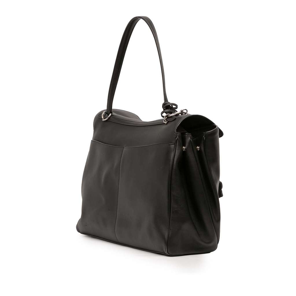 Balenciaga Large Leather Rodeo Satchel - 2