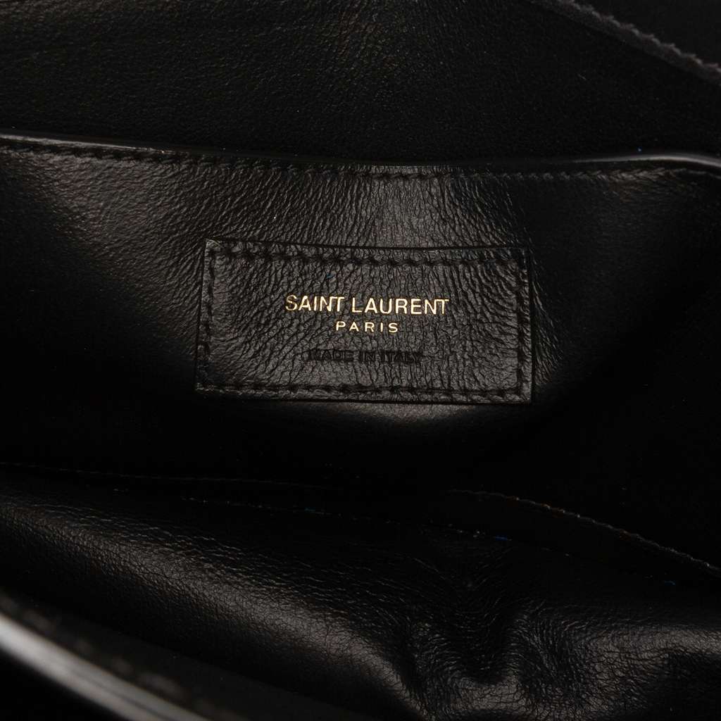 Saint Laurent Medium Grained Calfskin Monogram Sunset Crossbody - 5