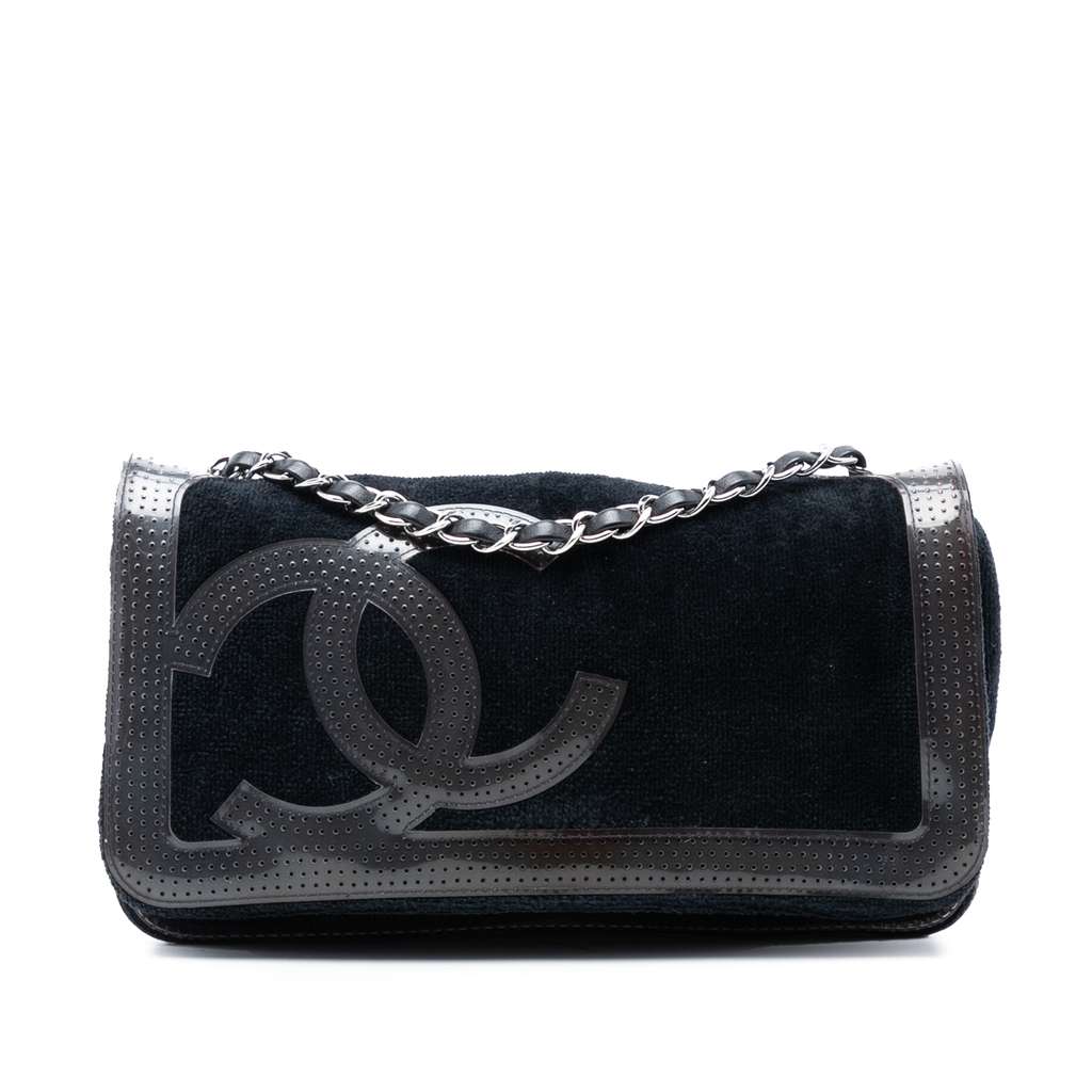 Chanel Terry Cloth CC Sport Line Shoulder Bag