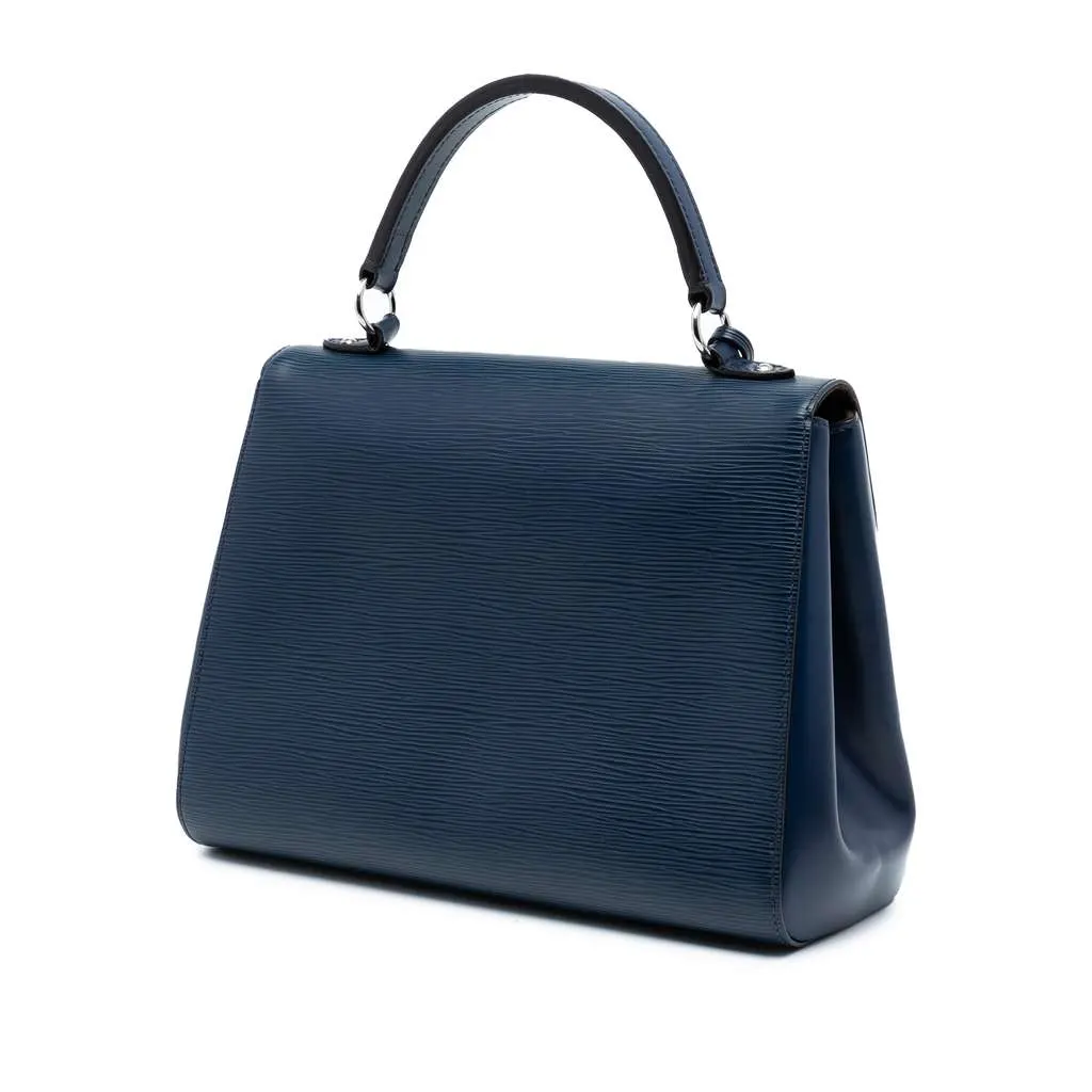 Louis Vuitton Epi Cluny BB Blue Leather Very good - Back View