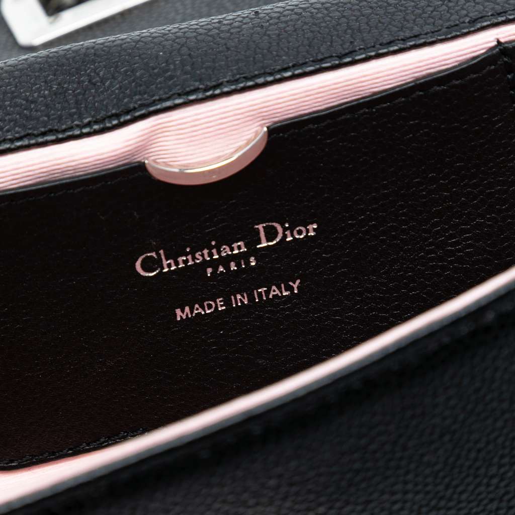 Dior Grained Calfskin Diorama Pochette Clutch - 5