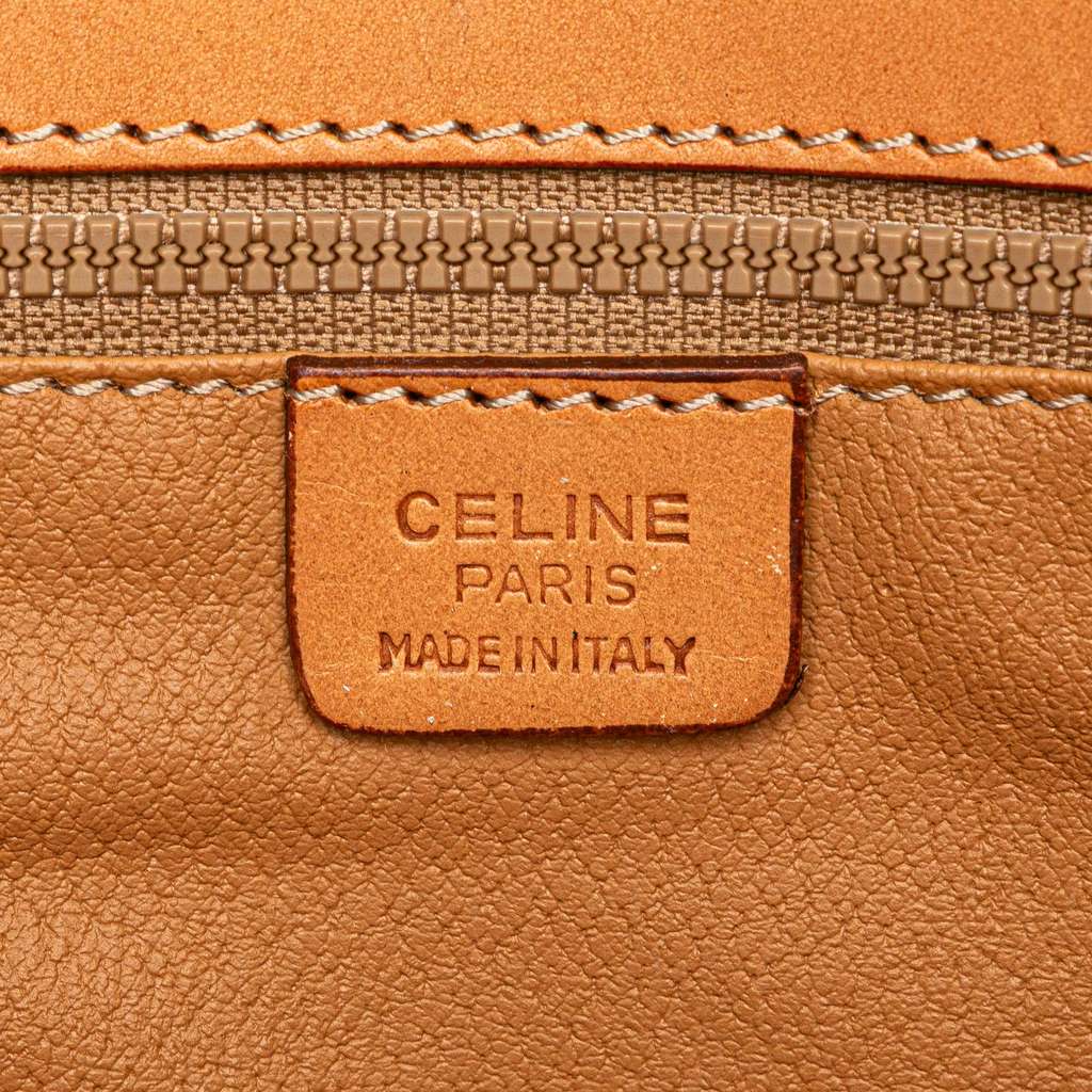 Celine Macadam Coated Canvas Clutch - 5