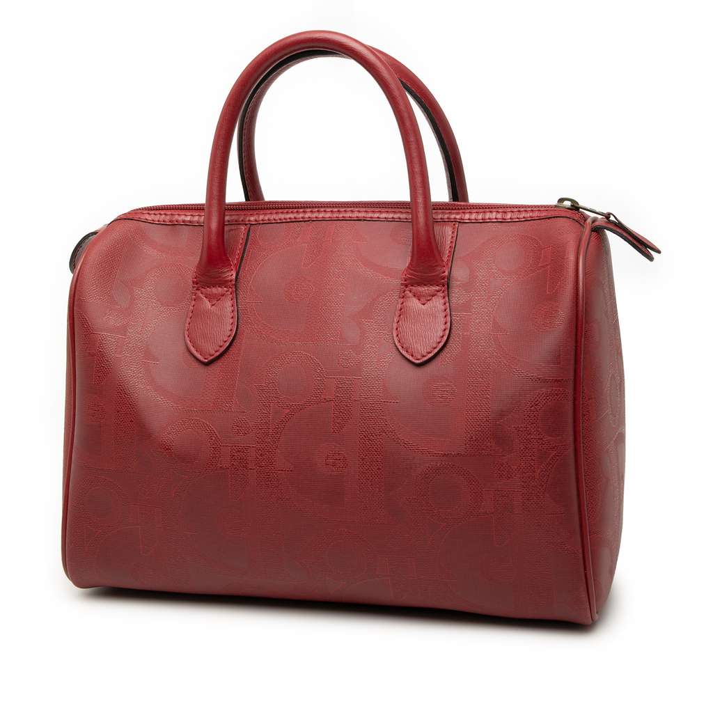Dior Diorissimo Trotter Coated Canvas Boston Bag - 2