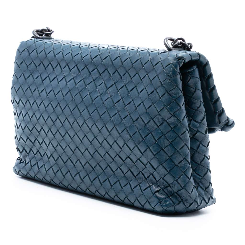 Bottega Veneta Small Nappa Intrecciato Olimpia Shoulder Bag - 2