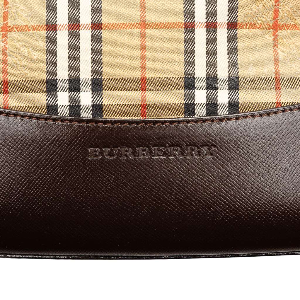 Burberry Haymarket Check Canvas Tote - 5