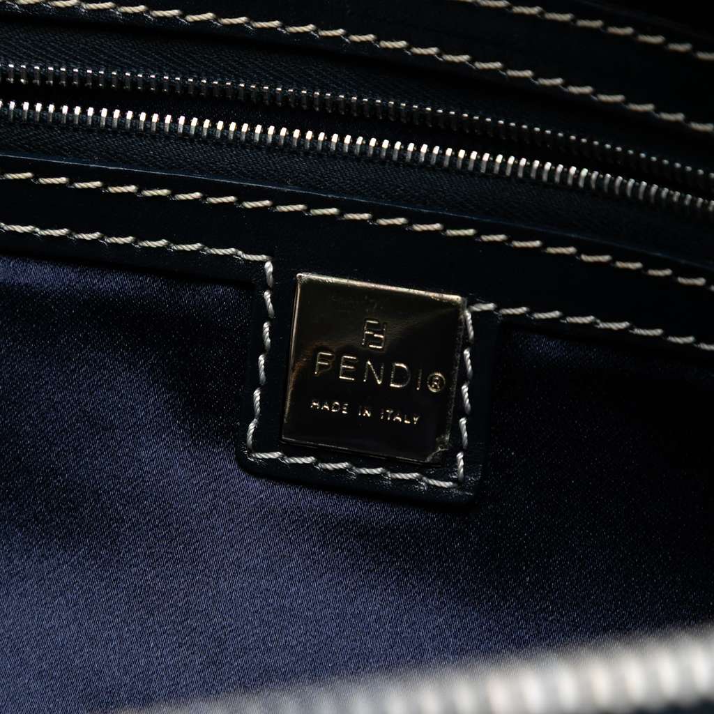 Fendi Zucchino Canvas Handbag - 5