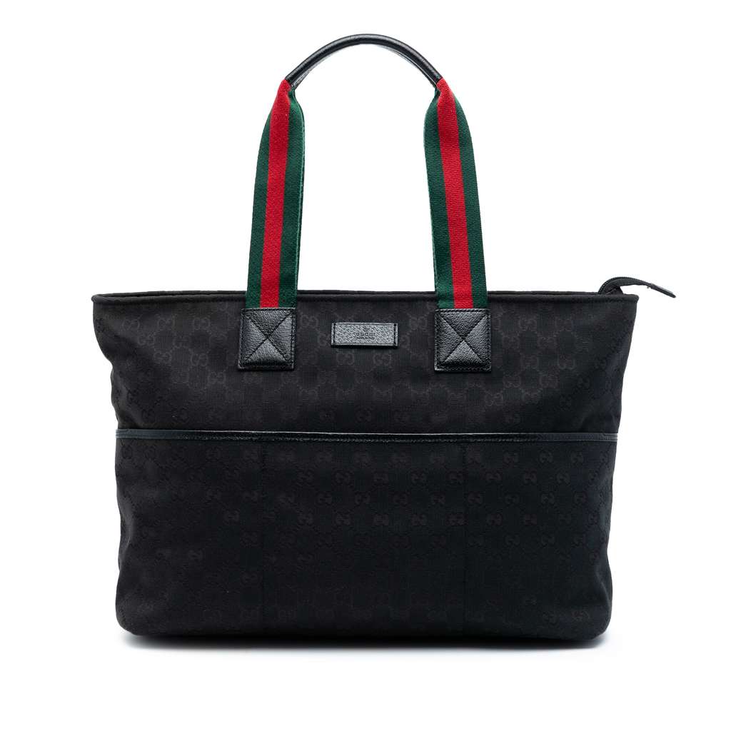 Gucci GG Canvas Web Tote