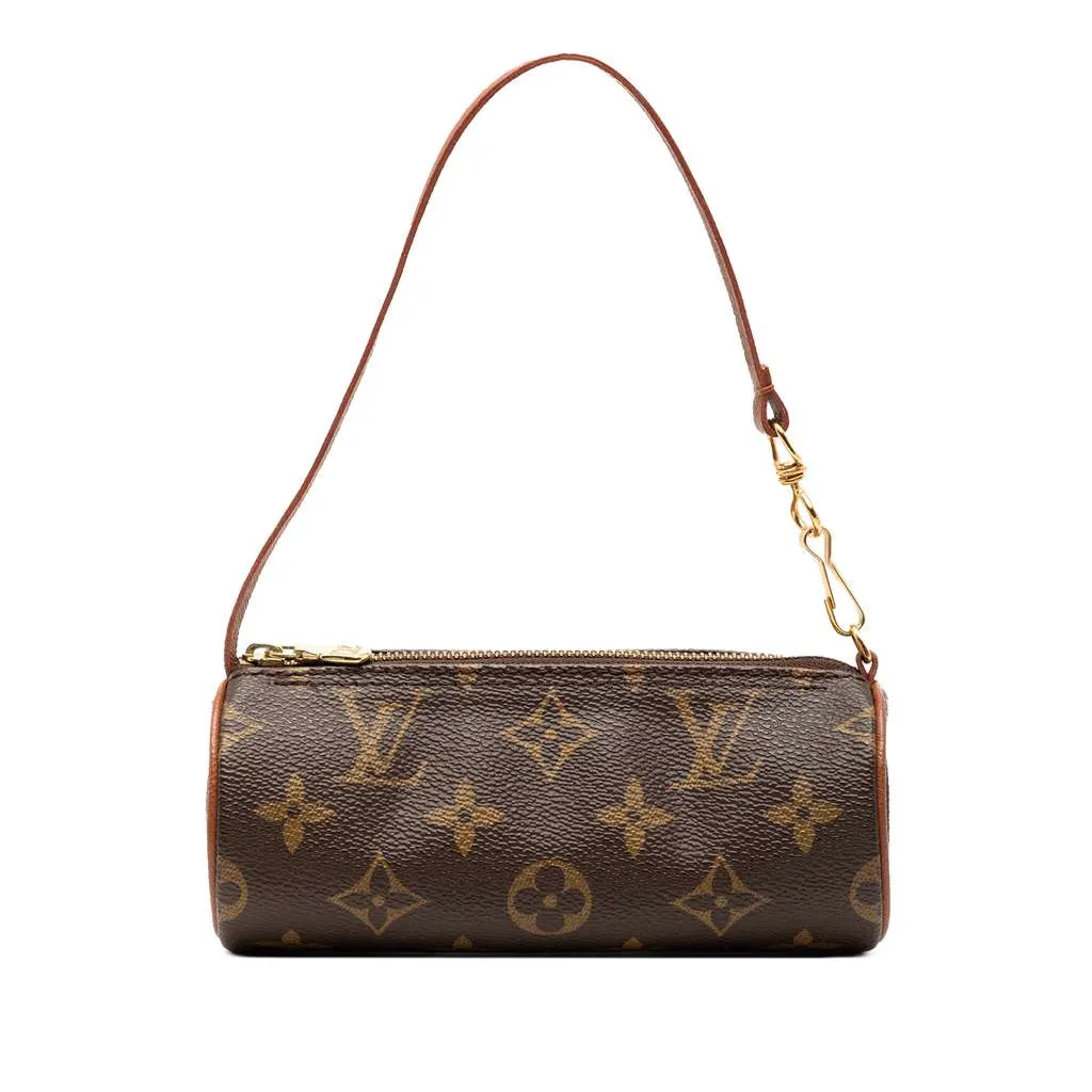 Louis Vuitton Monogram Papillon Pochette Brown Very good - Front View