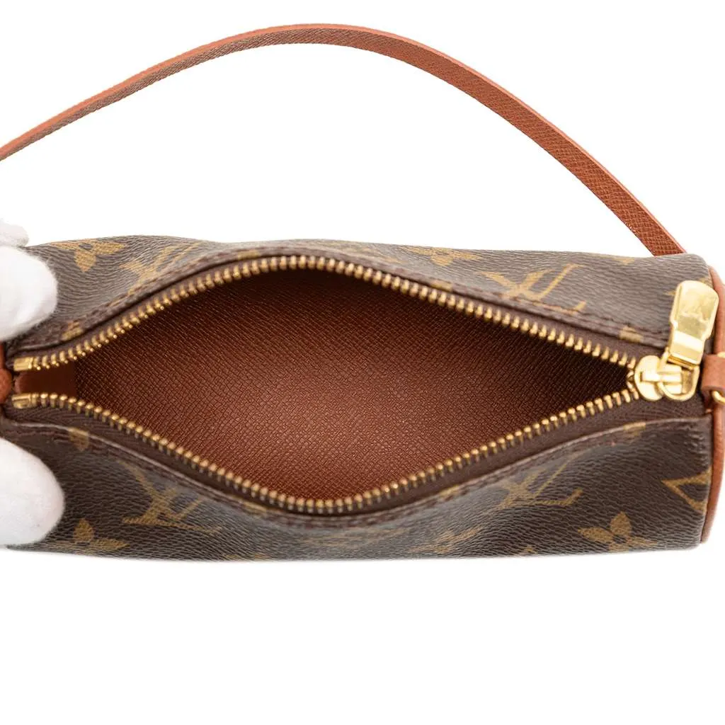 Louis Vuitton Monogram Papillon Pochette Brown Very good - Model View