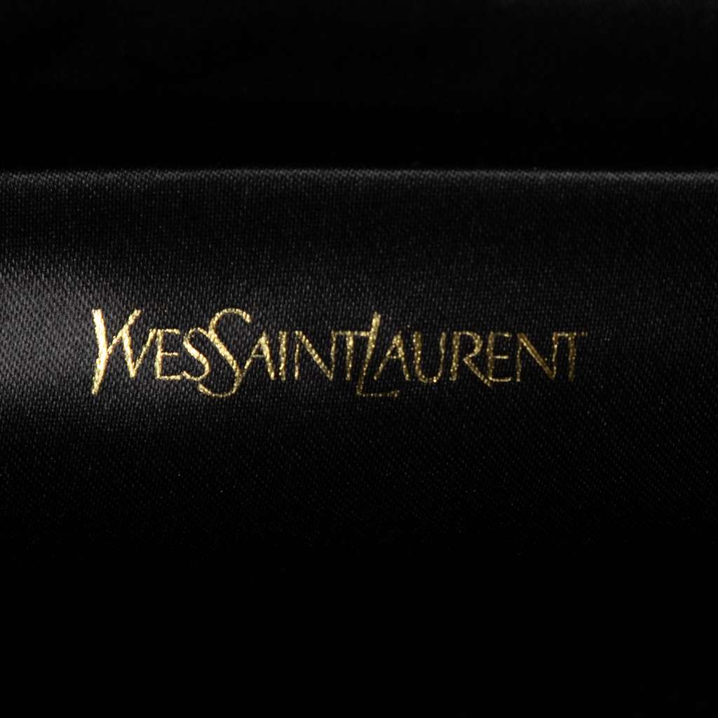 Saint Laurent Large Metallic Leather Belle de Jour Clutch - 5