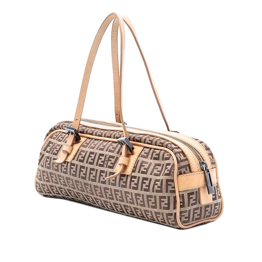 Fendi Zucchino Canvas Handbag - 2