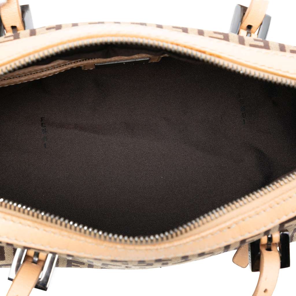 Fendi Zucchino Canvas Handbag - 4
