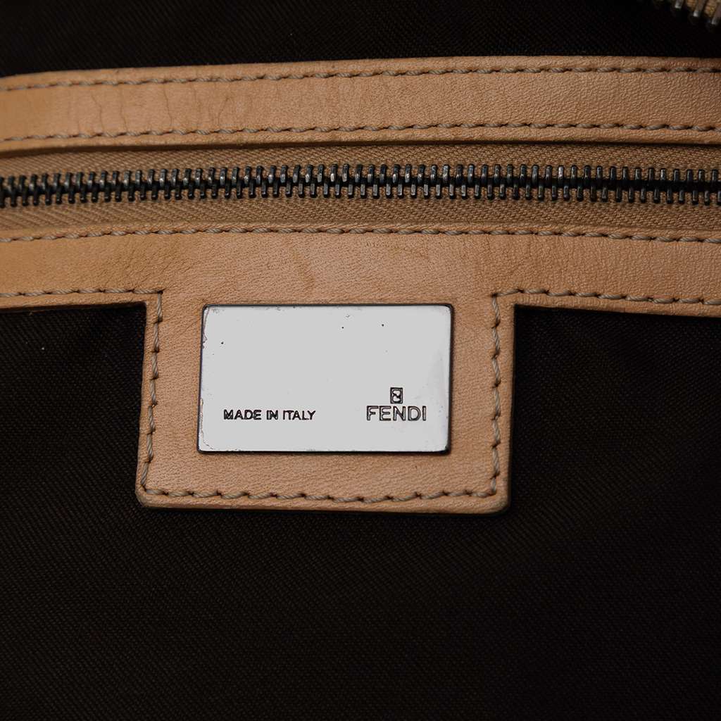 Fendi Zucchino Canvas Handbag - 5