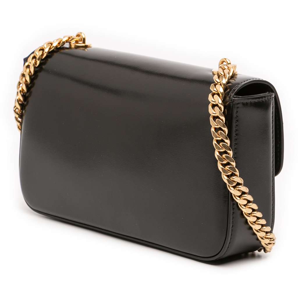 Celine Smooth Calfskin Cuir Triomphe Chain Shoulder Bag - 2