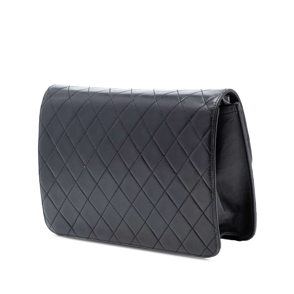 Chanel CC Quilted Lambskin Single Flap - 2
