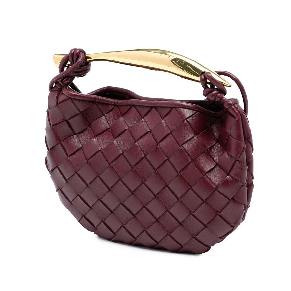 Bottega Veneta Baby Lambskin Intrecciato Sardine Satchel - 2