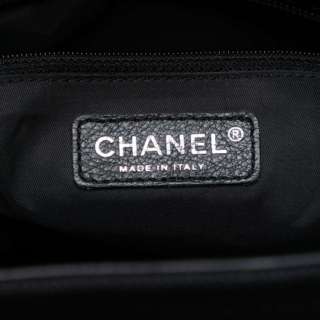 Chanel Large Quilted Coated Canvas Paris Biarritz Tote - 5