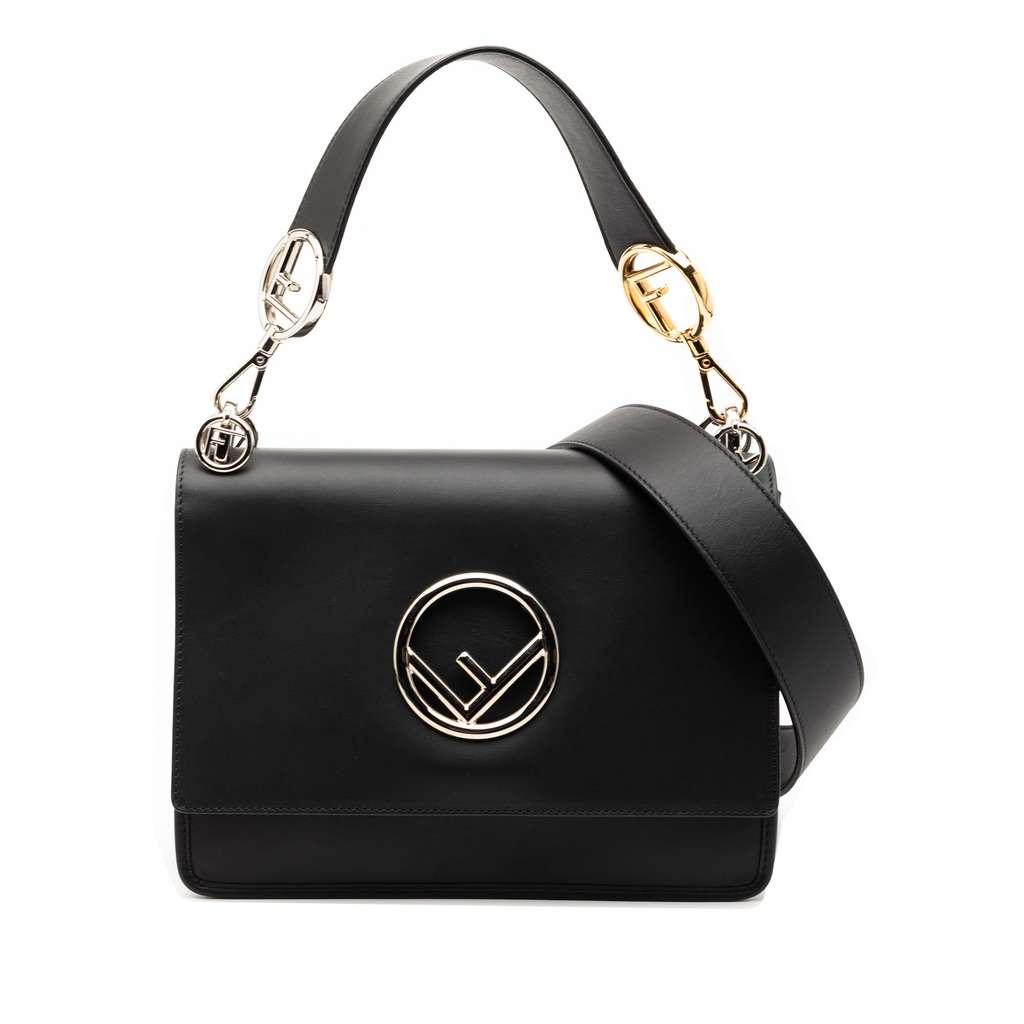 Fendi Smooth Leather Kan I F Satchel