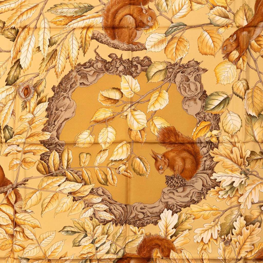 Hermès Casse Noisette Silk Scarf 90 - 2