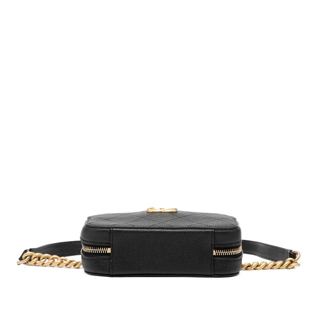Chanel CC Stitched Caviar Chic Affinity Belt Bag - 3