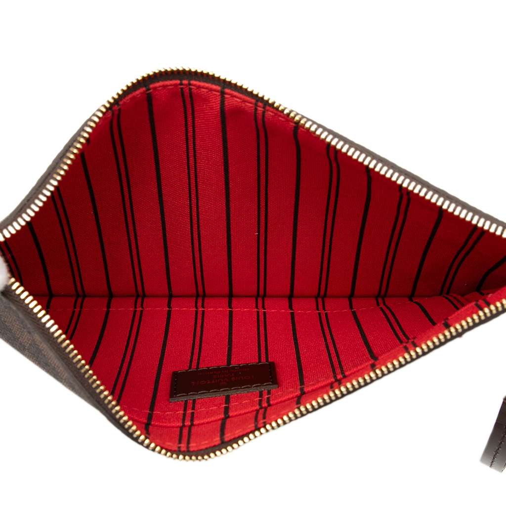 Louis Vuitton Damier Ebene Neverfull Pouch MM - 4