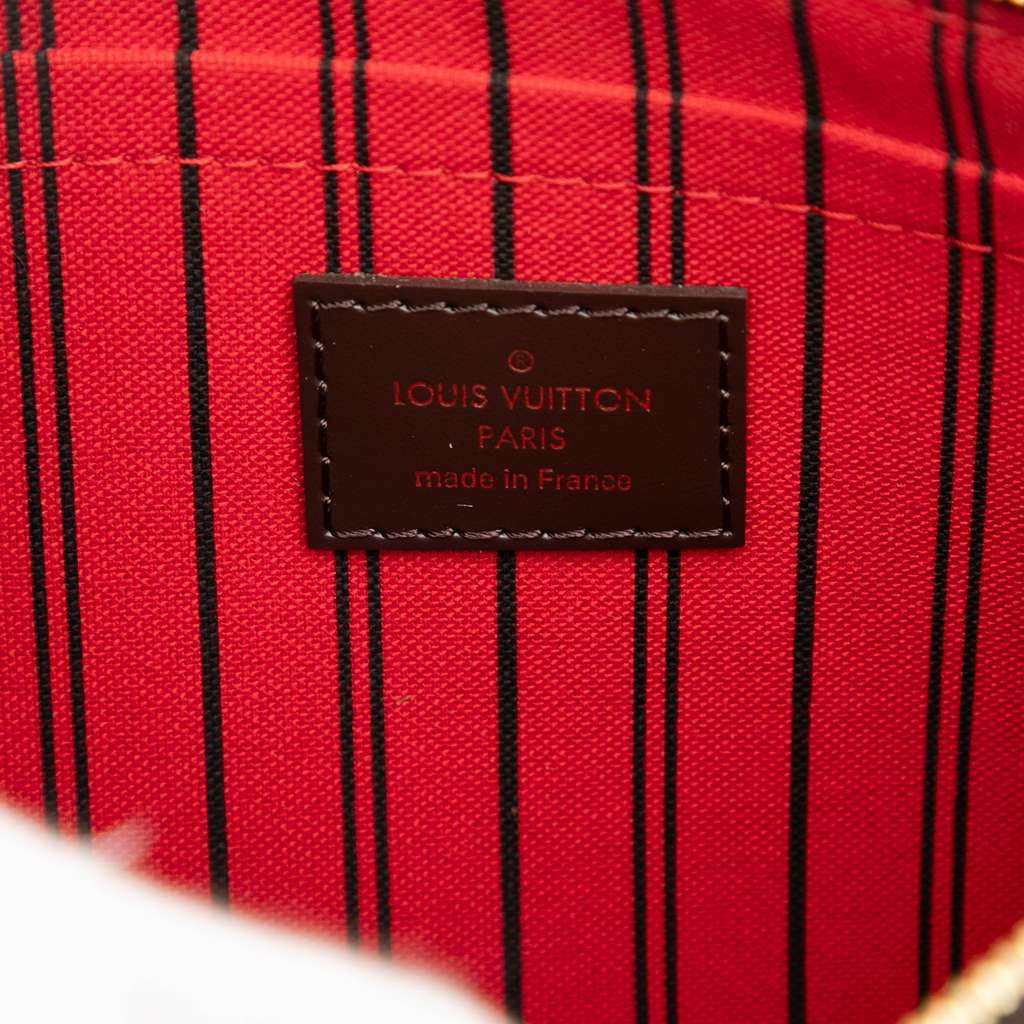 Louis Vuitton Damier Ebene Neverfull Pouch MM - 5