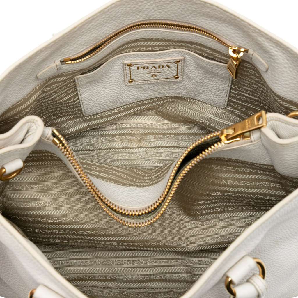 Prada Vitello Daino Open Convertible Tote - 4