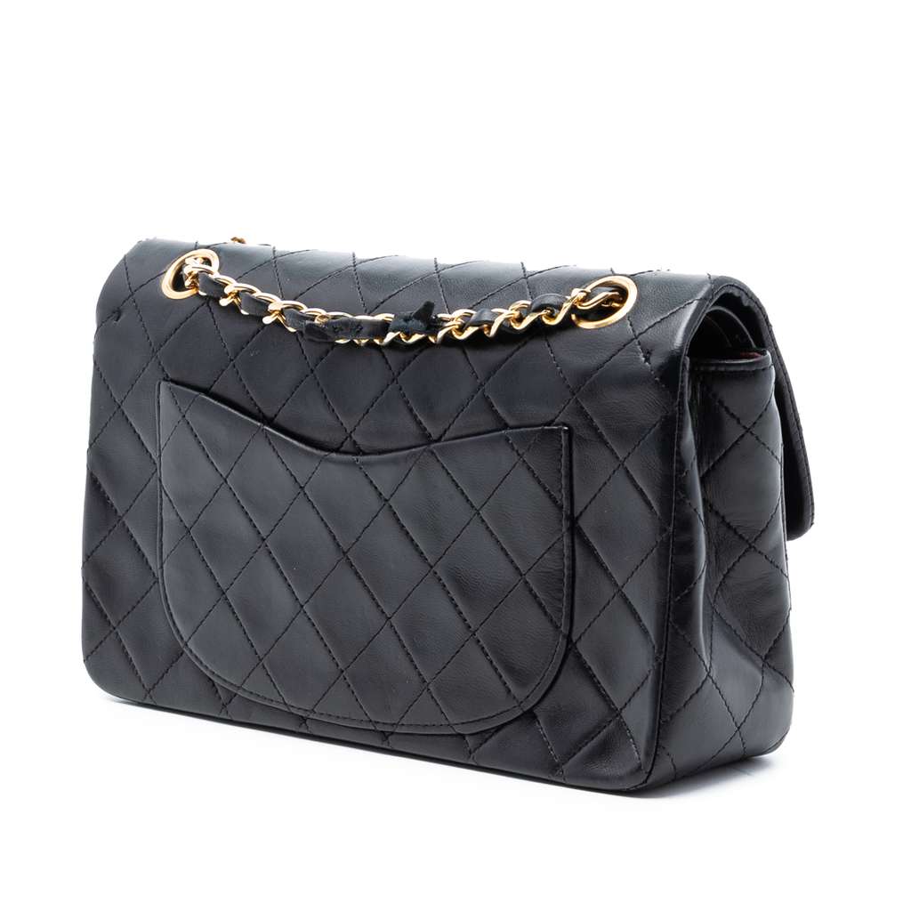 Chanel Small Classic Lambskin Double Flap - 2