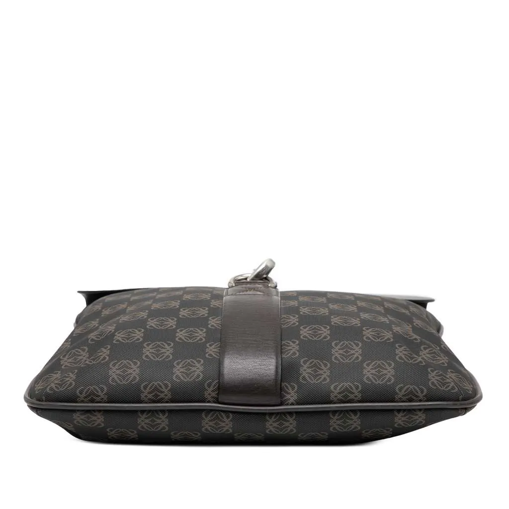 Loewe Anagram Coated Canvas Crossbody Brown Canvas Very good - Inside View