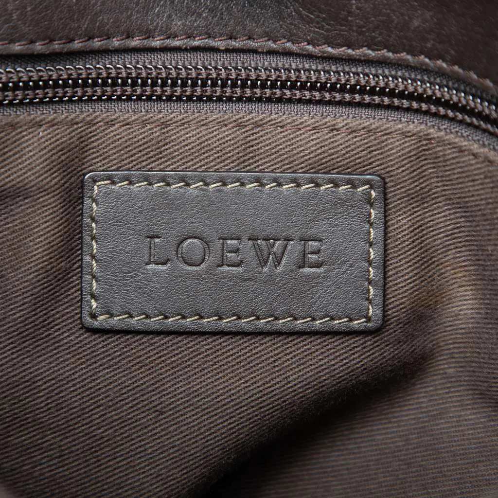 Loewe Anagram Coated Canvas Crossbody Brown Canvas Very good - Box View