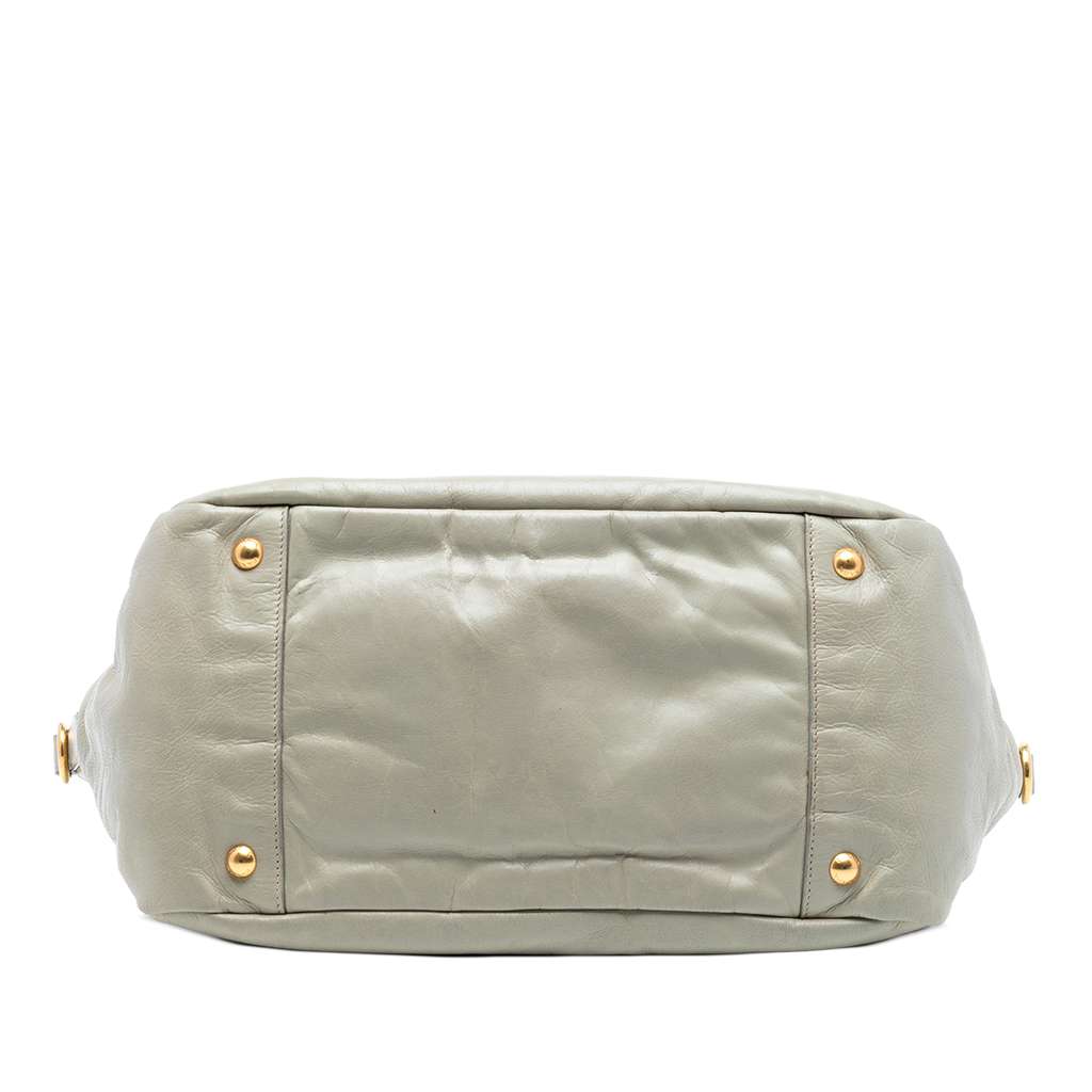 Prada Vitello Shine Satchel - 3