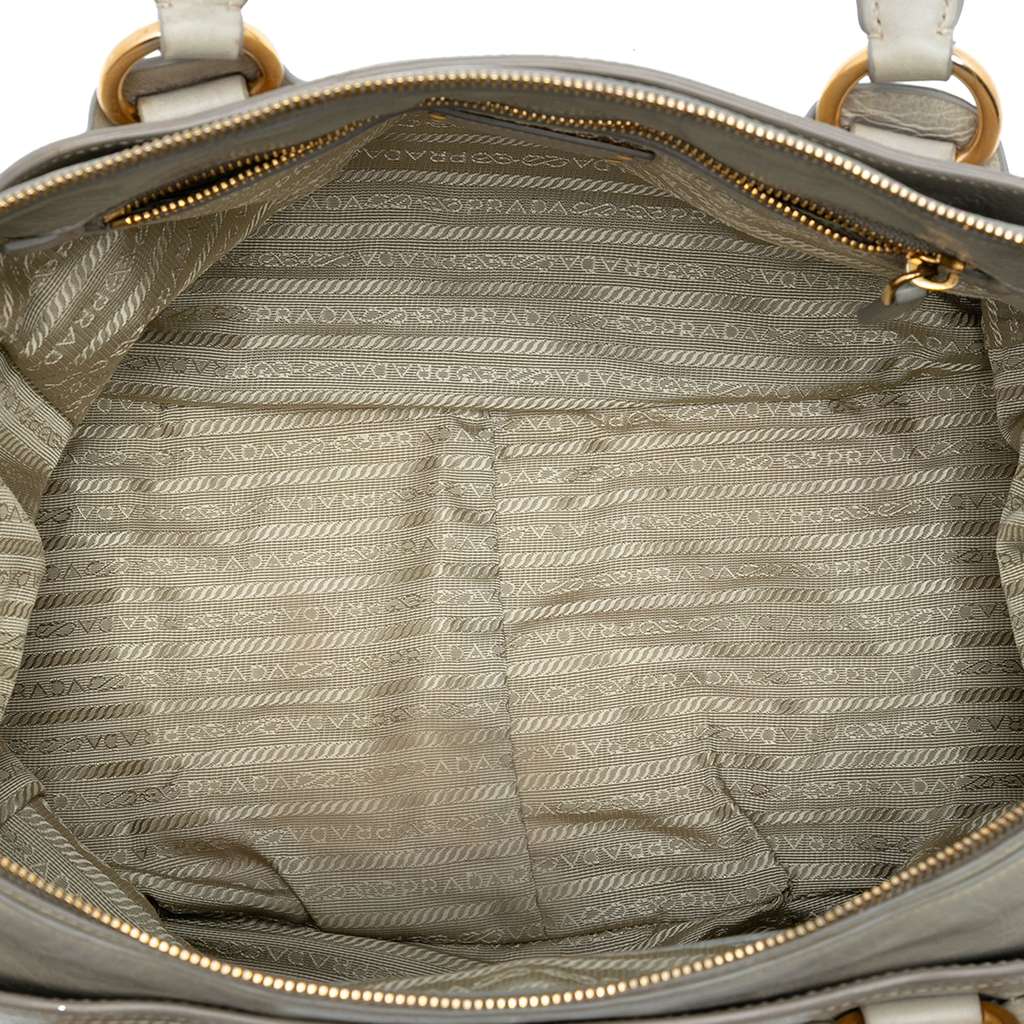 Prada Vitello Shine Satchel - 4