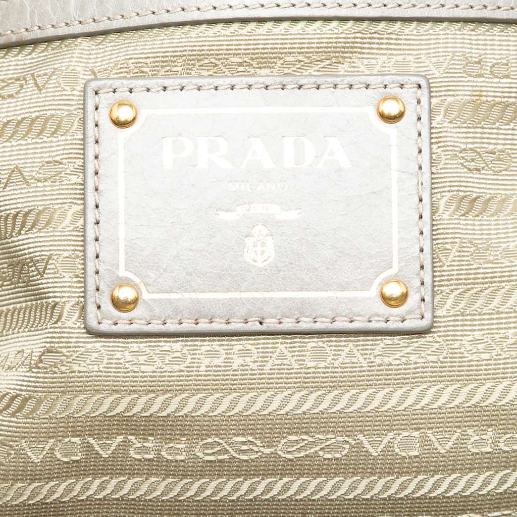 Prada Vitello Shine Satchel - 5