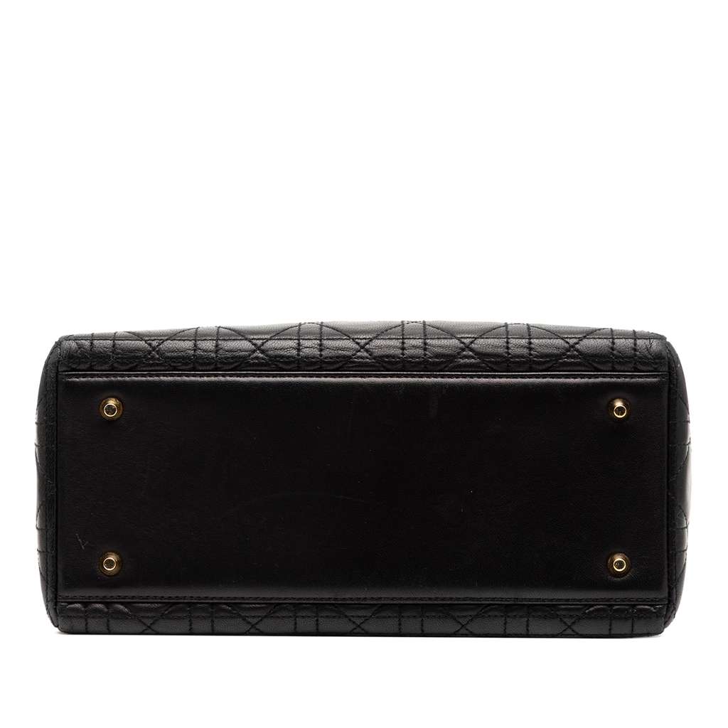 Dior Medium Lambskin Cannage Lady Dior - 3