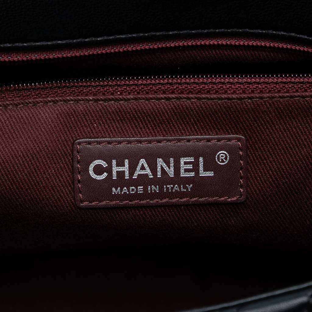 Chanel Jumbo Classic Chevron Lambskin Double Stitch Single Flap - 5