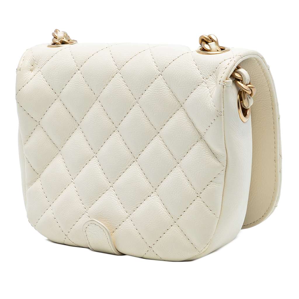 Chanel Small CC Quilted Calfskin Messenger Flap - 2