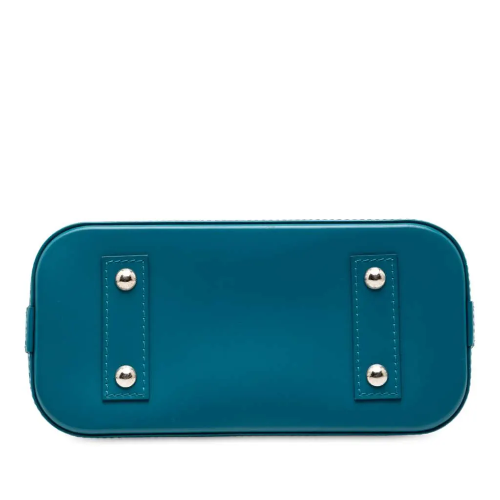 Louis Vuitton Epi Alma BB Blue Leather Good - Inside View