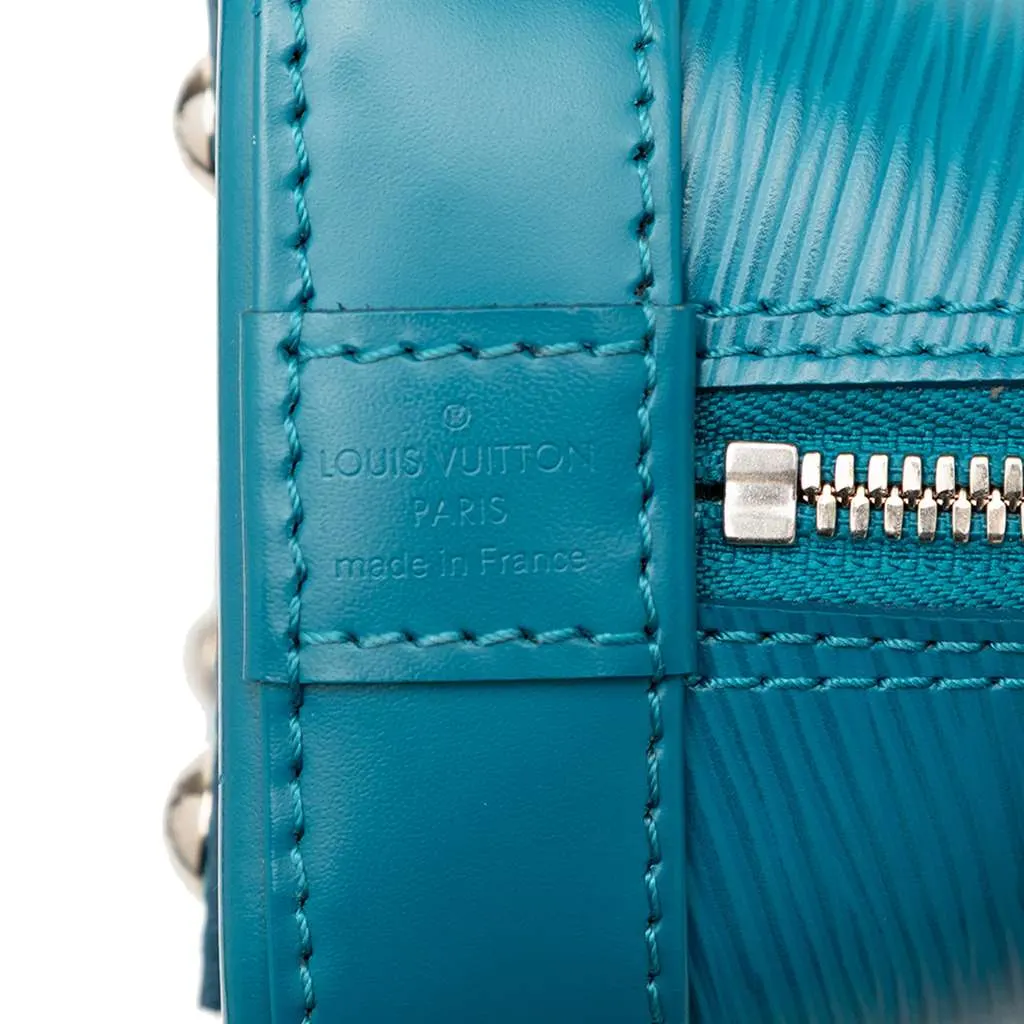 Louis Vuitton Epi Alma BB Blue Leather Good - Box View