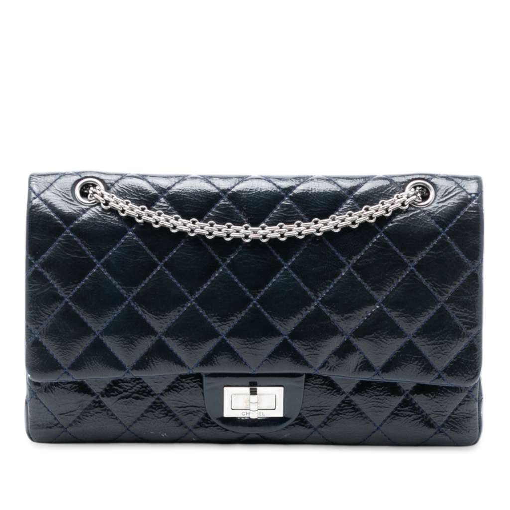 Chanel Reissue 2.55 Crinkled Patent Double Flap 227